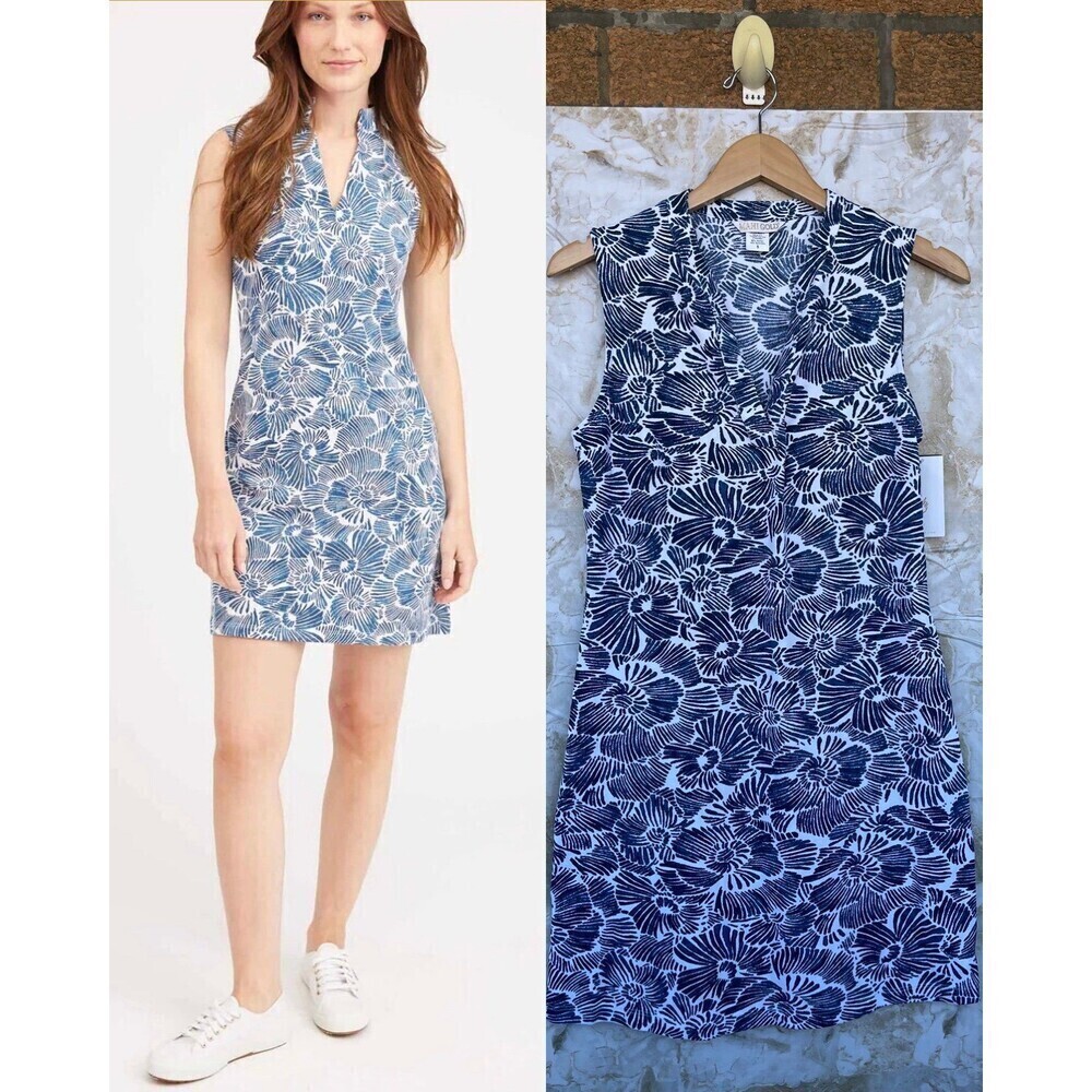 MAHI GOLD Sleeveless Tunic Dress Secret Garden in Monomoy size small